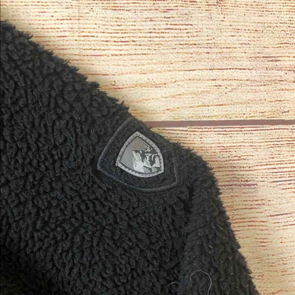 Kuhl Klifton Black Long Sleeve Snap Fleece Jacket 💚 - Picture 3 of 5